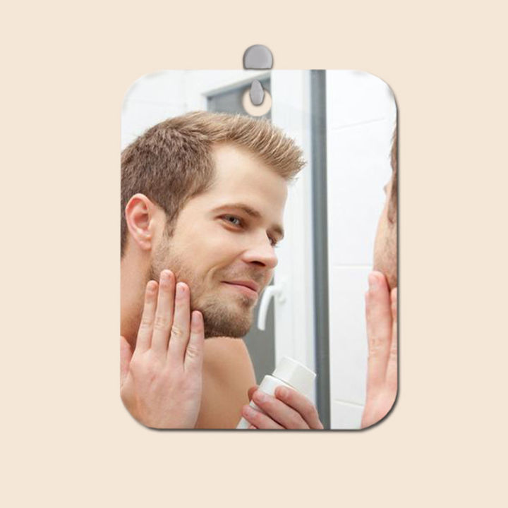 Cross-border supply of acrylic bathroom, washroom, makeup mirror, men's shaving and shaving mirror, can be hung on the wall, SM126 mirror