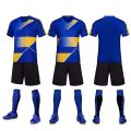 2 Piece Men Football Jersey Set DIY Custom 2023 New in Quick Dry Breathable College Club Team Professional Soccer Uniform Suit.