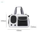 Cat Carrier Travel Transport Bag with to Pet Travel Bag Black. 