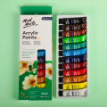 Mont Marte Acrylic Paint Set 12pc x 8ml. 
