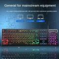 Eweadn GX330 Wired Keyboard Mouse Set ABS Keycaps Retro Punk Gaming Keyboard Mouse Headphones Family Office PC Gamer Laptop Gift. 