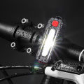 Mini Flashlight Tactical Police Shoulder Light with Clip USB Rechargeable Touch Bicycle Taillight Cap Helmet Lamp Keychain Light. 