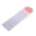 TISNERF 18 Rounds Transparent Reload Clip for Nerf Magazine Round Darts Replacement Toy Gun Soft Bullet Clip for Nerf Blaster. 