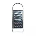 3 in 1 Stainless Steel Vegetable Grater - Silver.