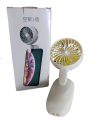 Mini Fan Clip On Creative Adjustable Travel Fan Mini with Wristlet Clip Fans Personal Handheld Fans ABS (Acrylonitrile Butadiene Styrene) Plastic. 