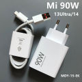 Xiaomi USB Charger 90w EU Turbo Fast Charging Power Adapter Xiao Mi 15 14 13 Ultra 13t Pad 6 Redmi Note 13 Pro 11 Poco X7.