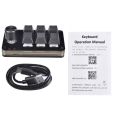 6 Keys USB Mini Keypad Programming Macro Pad with 1 Knobs Macro Mechanical Game R9UA. 