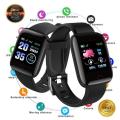 116 Plus Smart Watch Heart Rate Watch Smart Wristband Sports Watches Smart Band Waterproof Smartwatch Android All Compatible.