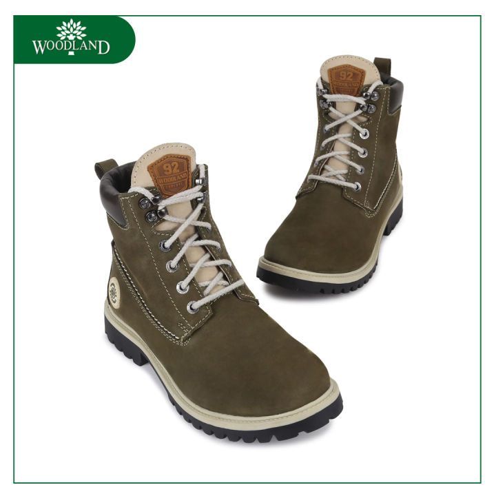 WOODLAND%20Olive%20green%20high%20ankle%20boot%20for%20men%20-%20Image%202