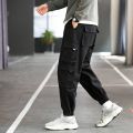 Men's overalls Multi-pocket trousers spring Men Streetwear Sweatpants Hop Casual Joggers Trousers Male Fashion Pants. 