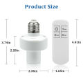 E27 Lamp Holder Wireless Remote Control Stable Performance Light Bulb Cap Socket Switch Screw Kit. 