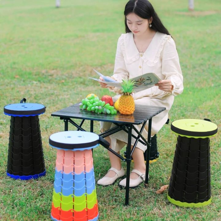 Useful Rainbow Collapsible Folding Chair And Portable Seat-1pcs