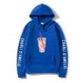 Harajuku Ice Coffee Splatter Hoodies Sweatshirts Men and Women oversized hoodie Charli DAmelio Pullover Unisex Costume Tracksuit. 