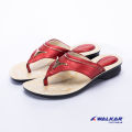 Walkar Ladies Sandal-Maroon. 