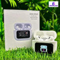 Airpods A9 Pro 2 ANC/ENC With Screen Display  Dobble Dark Touch Control Noise Reduction Long Battery Bluetooth Headphone. 