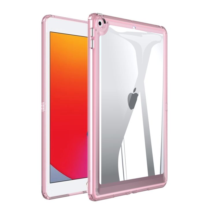 For iPad 9.7 2018 / 2017 Transparent Acrylic Tablet Case