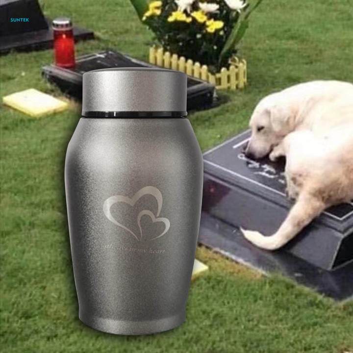 Pet%20Urns%20Stainless%20Steel%20Keepsake%20Urn%20Waterproof%20Pet%20Ash%20Urn%20Ash%20Container%20Gray%20-%20Image%202