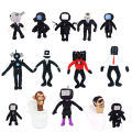 Cross-border hot Speakerman Plush Toy Skibidi toilet Stereo Man Toilet Man Cartoon Doll.