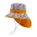New Panama Summer Baby Bucket Hat for Boys Girls Cartoon Children's Beach Shawl Hat Kids Wide Brim UV Protection Outdoor Sun Cap.