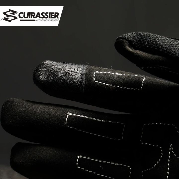 Cuirassier UX100 Touchscreen Motorcycle Full Finger Gloves Protective Gear Racing Biker Riding Motocross