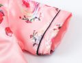 Fleece Footie Pajamas Baby Toddler Kids Baby Girls Flowers Pajamas Sleepwear T-shirt Shorts Set Fleece Footed Pajamas 6 Month. 