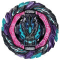 Single Bey B-186 Roar Bahamut Dynamite Battle Bey B186 Left Spinning Top Only without Launcher Kids Toys for Boys Children Gift. 