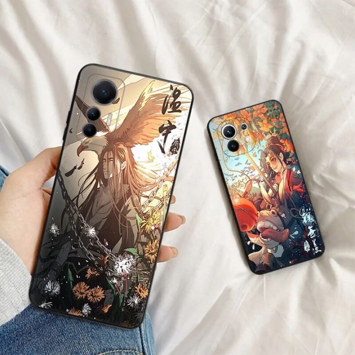 Matte%20Phone%20Case%20For%20Xiaomi%2013%20Lite%2012c%2012t%2012x%2012s%20Redmi%20Note%2012%20Pro%20A1%20A2%20Plus%20CC9%20MDZS%20Anime%20Black%20Soft%20Cover%20-%20Image%203