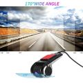 TOHAYIE U2 Car Camera DVR USB Recorder Car DVR Driving Video Recorder Camera HD 1080P 170 Degrees ADAS Dash Camera (without TF Card). 