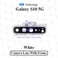 For Samsung Galaxy S10 5G Camera Main Glass Lens With Frame Replacement Part.