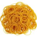 50pcs Rubber Bands Thick Medium Size Elastic Bands Stationary for Office Supplies Travel Home Items Fixing and Organizing, Yellow High Elasticity. 