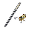 Portable Pen Fishing Rod With Reel Wheel Ultralight Telescopic Fishing Pole Mini Travel Pocket Rod Set Fishing Accessories Demoo. 