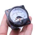 AC 0-3A Round Analog Panel Meter Current Measuring Ammeter Gauge Black.