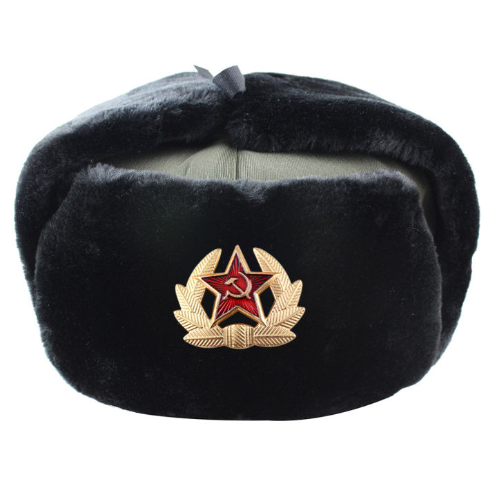 【MofoM Store】USSR Fall Winter Bomber Hats Men CCCP Unisex Warm Ear Ushanka Hat