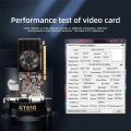 GT610 Graphics Card DDR3 Graphics Card PCI-E 16X -Compatible+VGA+DVI Low Noise for Desktop PC. 