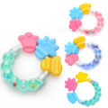 New Design Silicone Baby Hand Teether Infant Silicone Safety Teeth Stick Rattles Teether Baby Toy Gifts.