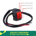 2 On Fog Light on off switch for motorcycle or bike. 