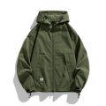 Streetwear Tactical Men’s Jacket Outdoor Windproof Loose Coat Hooded Jackets Men Waterproof Pocket Windbreaker Outwear. 