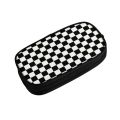 Custom Classic Checkerboard Cute Pencil Cases Boy Girl Large Capacity Chess Board Pencil Box School Supplies. 