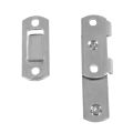 1Set Hasp Latch METAL Hasp Latch Lock Sliding Door Lock for Window Cabinet Fitting & 20Pcs Wire Fixing Clamp Clip White. 