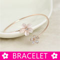 Bracelet Bf-01G Golden Flower Bracelet For Women - Bracelet For Women.