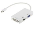 Mini DisplayPort to HDMI DVI VGA Adapter,Microsoft Surface Pro 6 5 4 3 Video Display Converter,Thunderbolt to HDMI VGA DVI Adaptor. 