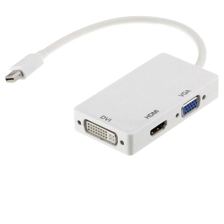 Mini DisplayPort to HDMI DVI VGA Adapter,Microsoft Surface Pro 6 5 4 3 Video Display Converter,Thunderbolt to HDMI VGA DVI Adaptor