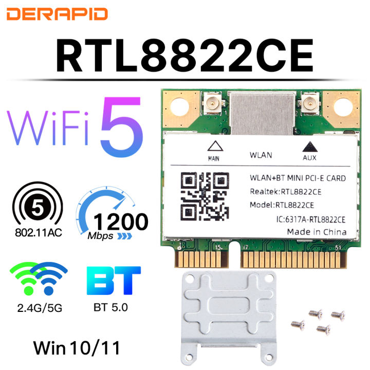 Carte Réseau Sans Fil 1300 Mbps Gigabit Double Bande 5G Pour Ordinateur Sans Pilote Carte Reseau Usb, Portee 1300 M High Tech Place Sh3502406 310