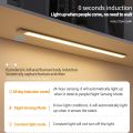 Cabinet Light USB Rechargeable Motion Sensor Led Three Colors In One Lamp For Kitchen Wardrobe Indoor Lighting 10/20/30/40/50cm. 