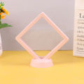 Colorful 3D Floating Picture Frame Jewelry Display Stand Storage Transparent Box ANLAN. 