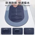 Bath Mat Rubber Backing Non Slip Quick Dry Super Absorbent Thin Bathroom Rugs Washable Floor Mats for in of Bathtub.