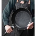 Single Serve Round Egg Frying Pan 12/18/26/30cm Heat Resistant Frying Skillet with Handle Non Toxic Induction Cooker Pans Baking.