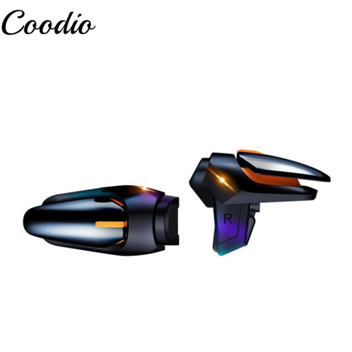 【HOT SALE】 Coodio 2pcs Dy01 Game Controller L1r1 Trigger Button Gamepad Compatible For Ios Android Game