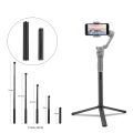 Telescopic Extension Rod for DJI OM 4 Osmo Mobile 3 2/Insta360 ONE X2/3 Phone Tripod Stand Selfie Stick Stabilizer Accessories. 