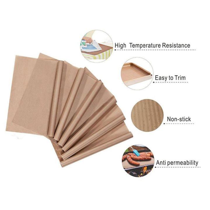 6Pcs%20Teflon%20Sheet%2040X60Cm%20Reusable%20Resistant%20Baking%20Mat%20Oil-Proof%20Paper%20Baking%20Oven%20Tool%20Non-Stick%20For%20Bbq%20-%20Image%204